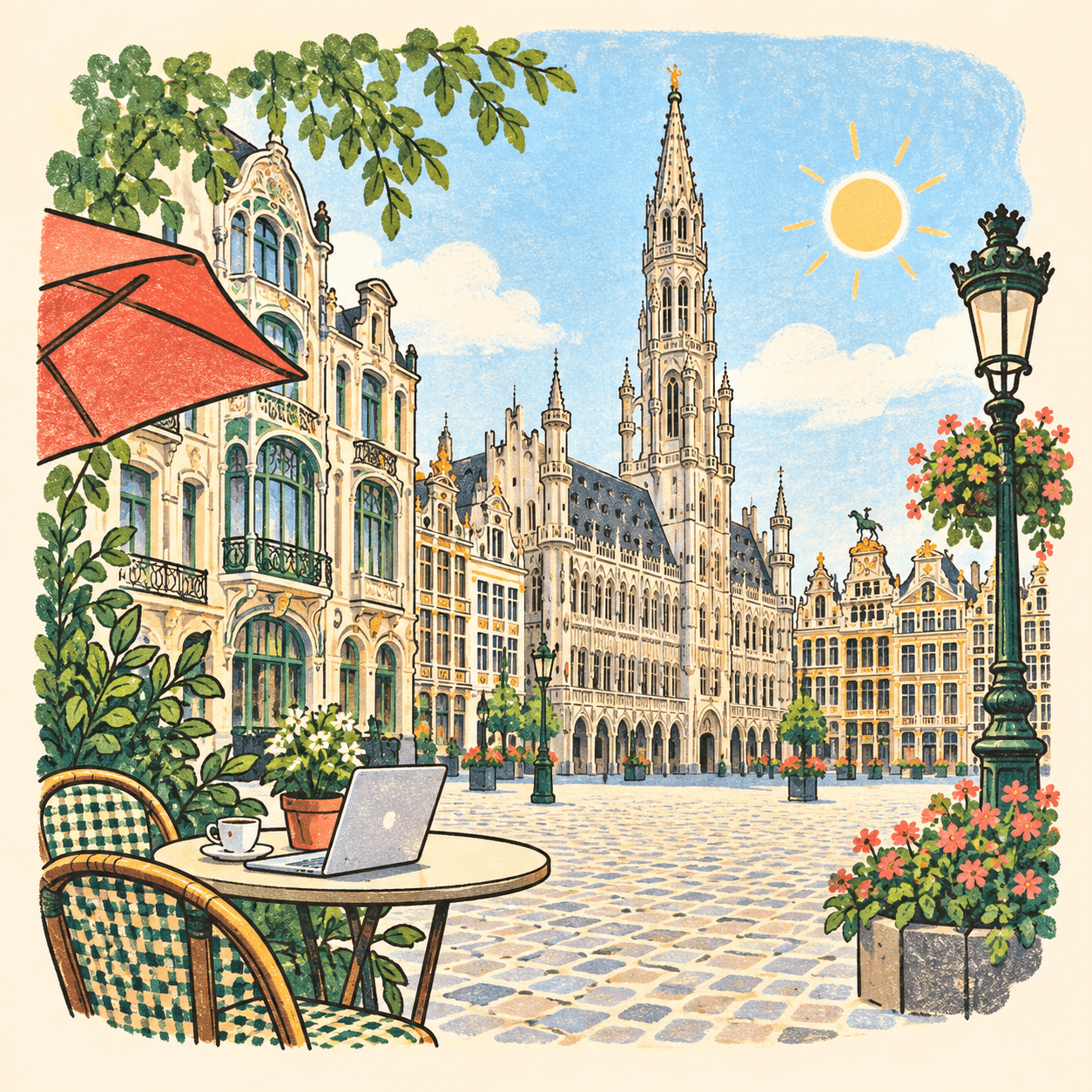 Bruxelles illustration